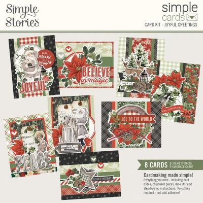 Simple Stories Simple Vintage Rustic Christmas Simple Cards Card Kit - Joyful Greetings